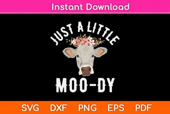 A Designer's Look at 'Just a Little Moo-dy' for Embroidery
