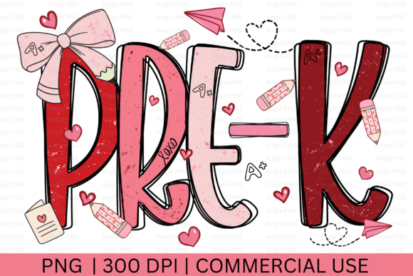 A Designer's Look at the Valentine Teacher Pre-K PNG