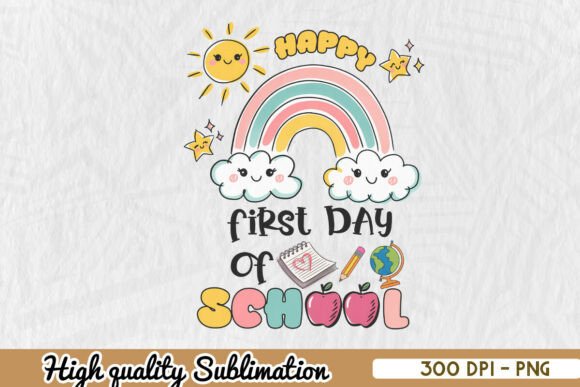 A Designer's Review of First Day of School Happy PNG