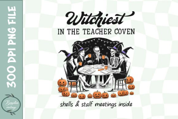 A Designer's Take on the Halloween Teacher Witch PNG