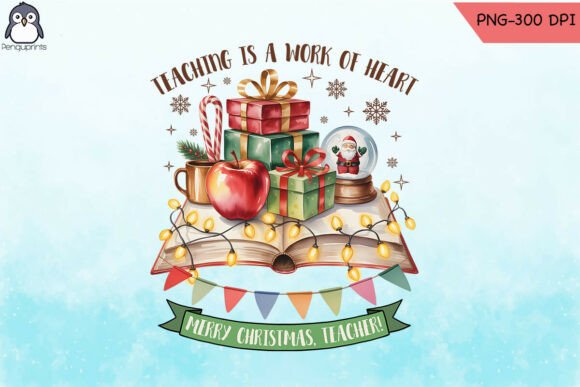 Christmas Teacher Work Heart PNG: An Embroidery Designer's Review