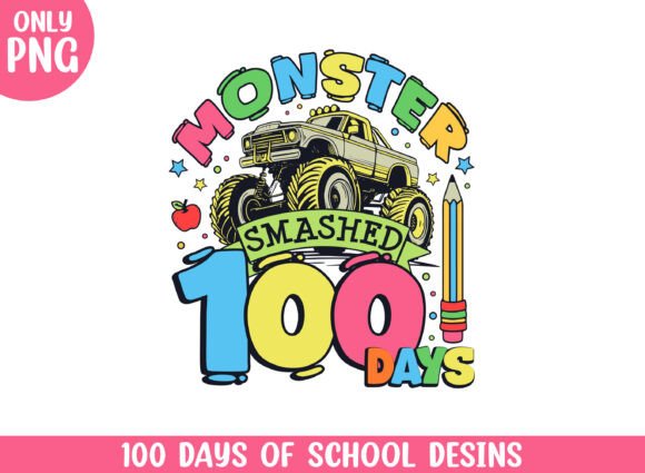 Monster Smashed: A Bold Celebration for the 100th Day