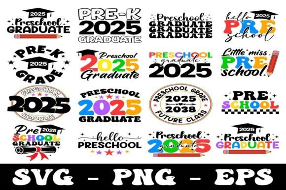 Review: Pre-K Preschool Graduate 2025 SVG