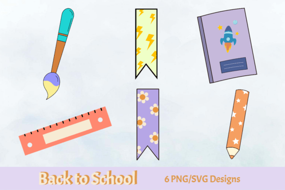 School Essentials Pack: A Playful Embroidery Bundle